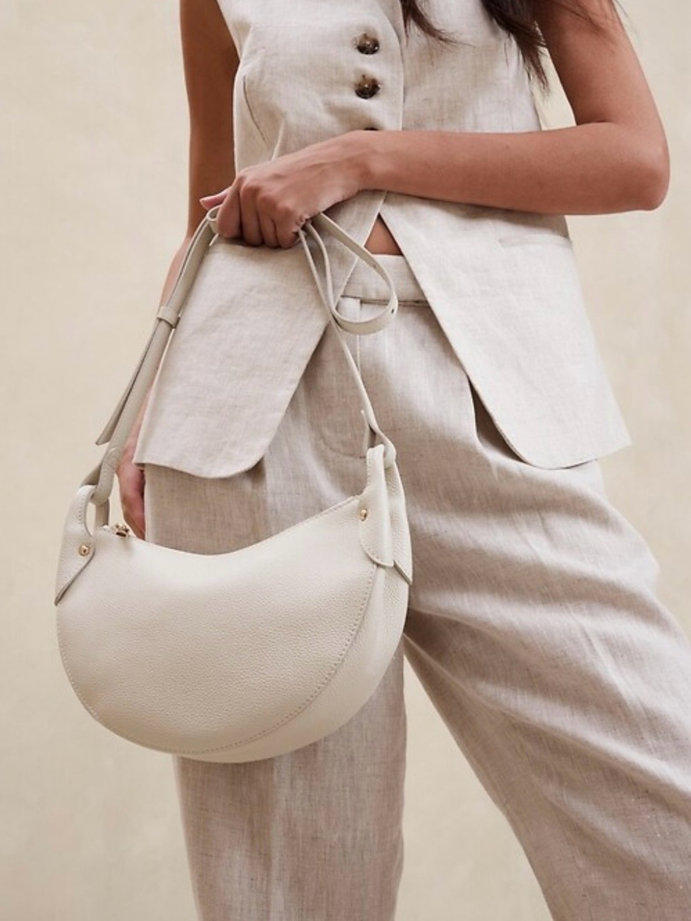Banana Republic VIDA HALF-MOON SHOULDER BAG NWOT
